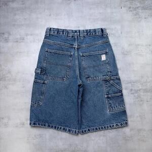 Y2K Blue Old Navy Painters Grunge Baggy Carpenter Skater Denim Jorts